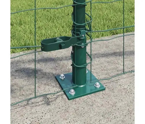 Tvora Su Stulpais Žalia 0,8 X 25 M Plienas