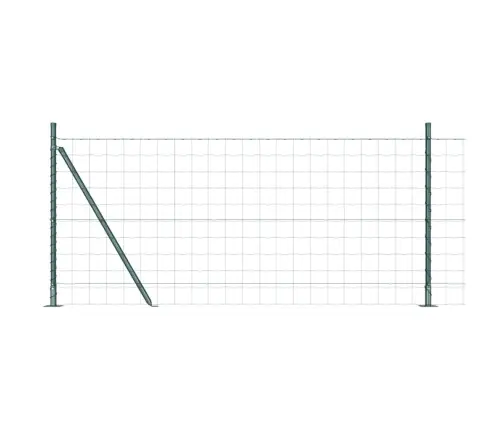 Tvora Su Stulpais Žalia 0,8 X 25 M Plienas