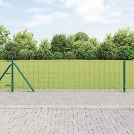 Žogs Ar Stabiem. Zaļa 0.6 X 50 M Tērauds Vidaxl