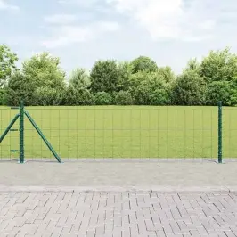 Žogs Ar Stabiem. Zaļa 0.6 X 50 M Tērauds Vidaxl