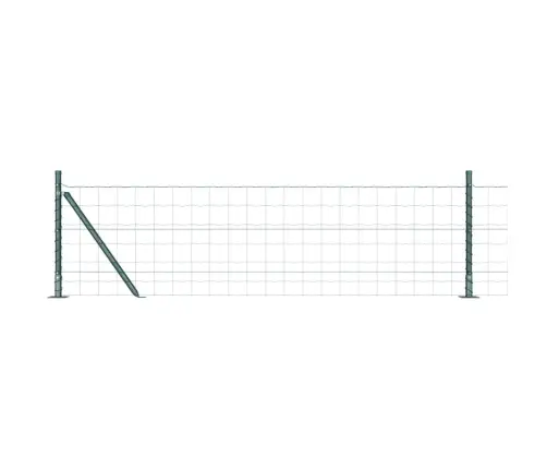 Tvora Su Stulpais Žalia 0.6 X 50 M Plienas