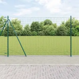 Žogs Ar Stabiem. Zaļa 1.6 X 10 M Tērauds Vidaxl