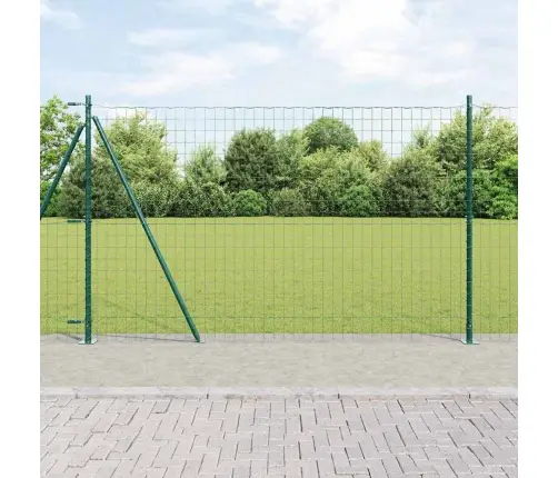 Eiropas Žogs Ar 7 Flanged Stabiem 1.6X10 M Cinkots Tērauds Vidaxl