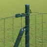 Eiropas Žogs Ar 7 Flanged Stabiem 1.6X10 M Cinkots Tērauds Vidaxl