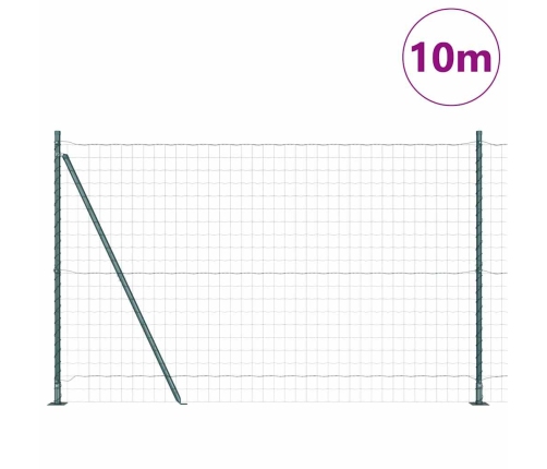 Tvora Su Stulpais Žalia 1.6 X 10 M Plienas