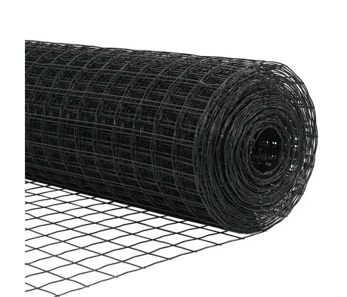 Tvora Su Stulpais Pilka 0,6 X 10 M Plienas Ir Pvc