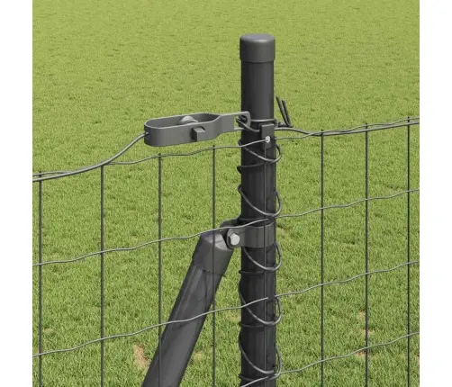 Eiropas Žogs Ar 7 Flanged Stabiem 1.6X10 M Cinkots Tērauds Vidaxl