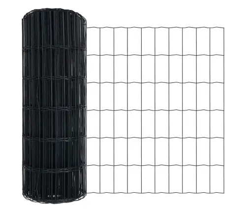 Tvora Su Stulpais Pilka 0.4 X 10 M Plienas