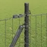 Eiro Žogs Ar 7 Flangētām Stabiem 1X10 M Cinkots Tērauds Vidaxl