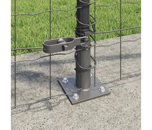 Eiropas Žogs Ar 7 Flanged Stabiem 0.8X10 M Cinkots Tērauds Vidaxl