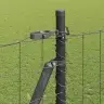 Euro Žogs Ar 7 Flanged Stabiem 1.5X10 M Cinkota Tērauda Vidaxl