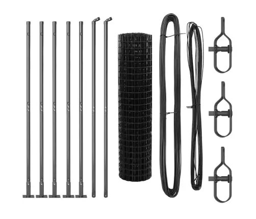 Euro Fence Ar 7 Flanged Stabiem 1X10 M Cinkota Tērauda Vidaxl