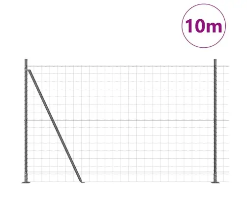 Tvora Su Stulpais Pilka 1.4 X 10 M Plienas
