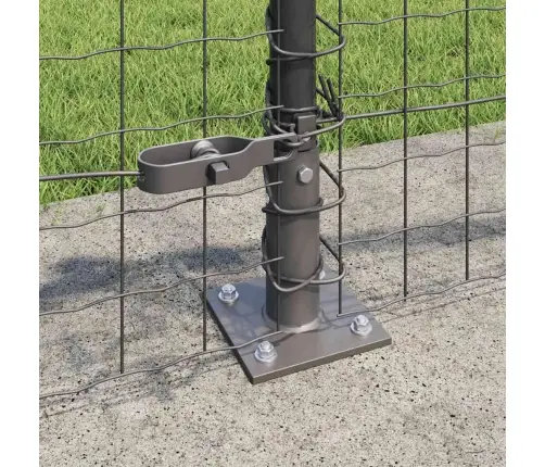 Eiropas Žogs Ar 13 Flangām 0.6X25 M Cinkots Tērauds Vidaxl