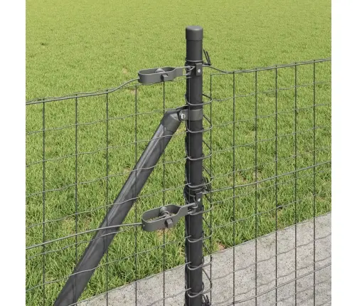 Eiropas Žogs Ar 13 Flangām 0.6X25 M Cinkots Tērauds Vidaxl