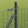 Eiropas Žogs Ar 13 Flangētiem Stabiem 0.8X25 M Cinkots Tērauds Vidaxl