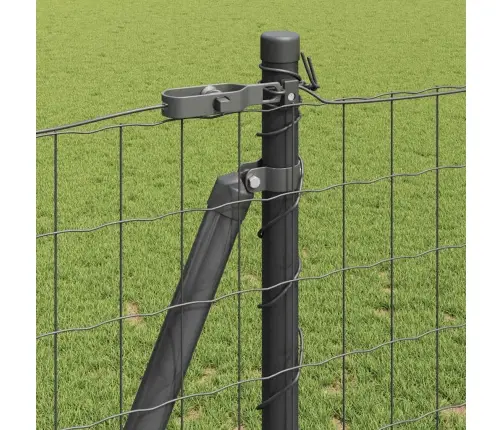 Tvora Su Stulpais Pilka 1.2 X 25 M Plienas