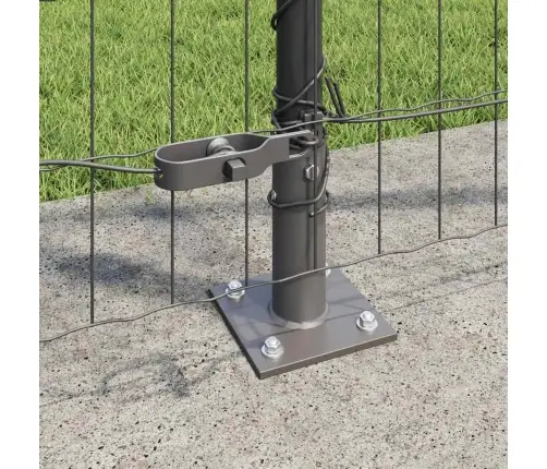 Euro Žogs Ar 13 Flangētām Pārliktnēm 1.2X25 M Cinkots Tērauds Vidaxl