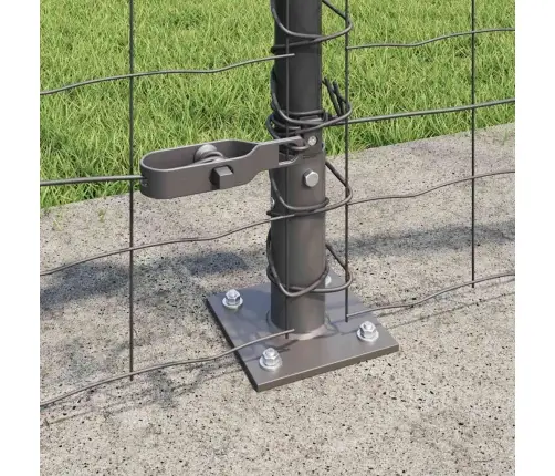 Euro Žogs Ar 13 Flanged Stabiem 0.4X50 M Cinkots Tērauds Vidaxl