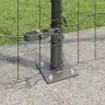Eiro Žogs Ar 7 Flanged Stabiem 1.4X10 M Cinkota Tērauda Vidaxl