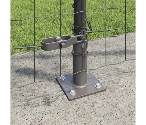 Tvora Su Stulpais Pilka 1.2 X 25 M Plienas