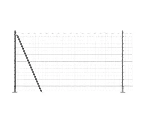 Tvora Su Stulpais Pilka 1.2 X 25 M Plienas