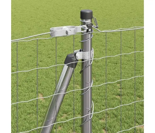 Aed Koos Postidega Hõbedane 1.2 X 10 M Teras