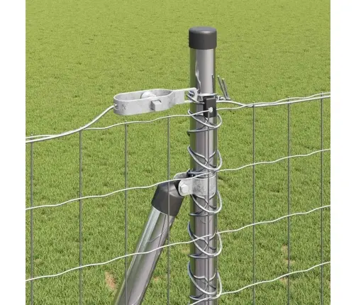 Tvora Su Stulpais Sidabro 1.5 X 10 M Plienas