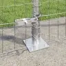Aed Koos Postidega Hõbedane 1.4 X 10 M Teras