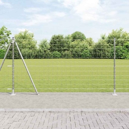 Tvora Su Stulpais Sidabro 1.2 X 10 M Plienas
