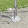 Aed Koos Postidega Hõbedane 1.2 X 10 M Teras Aed Koos Postidega Hõbedane 1.2 X 10 M Teras