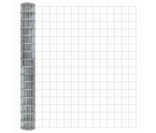 Eiro Žogs Ar 7 Flanged Stabiem 1.4X10 M Cinkota Tērauda Vidaxl