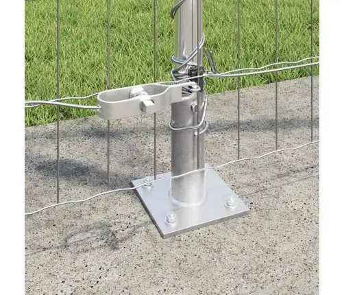 Eiro Žogs Ar 13 Flanged Posti 1.2X25 M Cinkots Tērauds Vidaxl