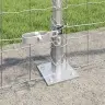 Tvora Su Stulpais Sidabro 0.6 X 25 M Plienas