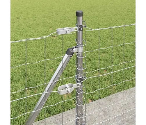 Tvora Su Stulpais Sidabro 0.6 X 25 M Plienas