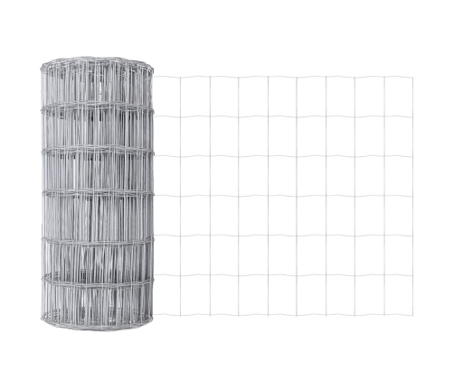 Aed Koos Postidega Hõbedane 0.6 X 25 M Teras