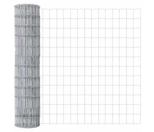 Eiropas Žogs Ar 13 Flanged Stabiem 0.8X25 M Cinkots Tērauds Vidaxl