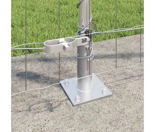 Vidaxl Euro Žogs Ar 13 Flanged Stabiem 1.2X25 M Cinkots Tērauds