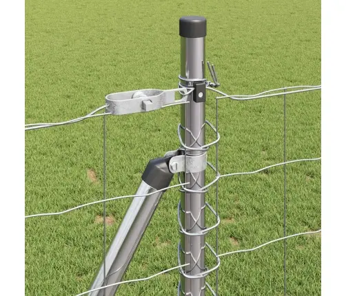 Tvora Su Stulpais Sidabro 0.8 X 25 M Plienas