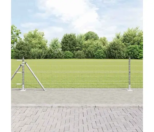 Aed Koos Postiga Hõbedane 0,6 X 50 M Teras