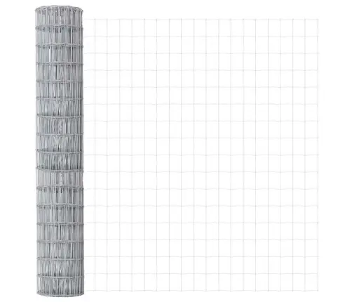 Eiro Žogs Ar 7 Flanged Stabiem 1.4X10 M Cinkots Tērauds Vidaxl