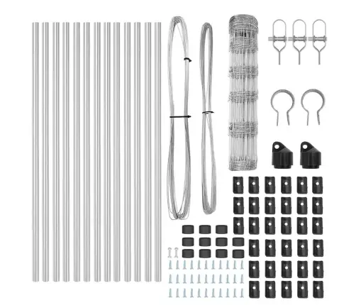 Lauka Žogs 0.8 X 25 M Galvanizēts Tērauds Vidaxl
