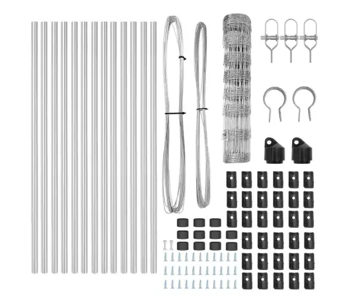 Ganyklų Tvora Sidabro 25 X 0.8 M Galvanizuotas Plienas