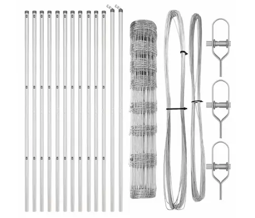 Lauku Žogs 1X25 M Cinkots Tērauds Vidaxl