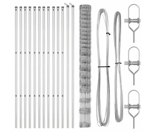 Lauka Žogs 1X25 M Cinkots Tērauds Vidaxl