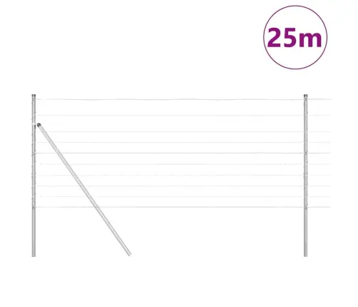 Lauka Žogs 1X25 M Cinkots Tērauds Vidaxl