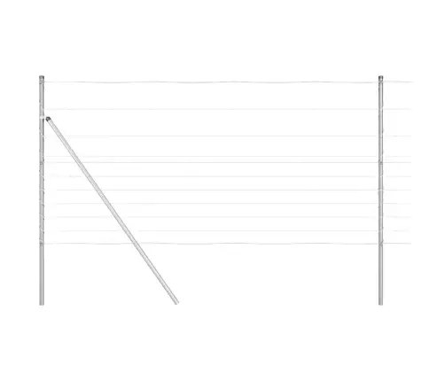 Lauku Žogs 1.2X25 M Cinkots Tērauds Vidaxl