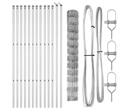 Lauku Žogs 1.2X25 M Cinkots Tērauds Vidaxl
