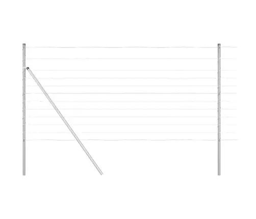 Lauku Žogs 1.2X25 M Cinkots Tērauds Vidaxl