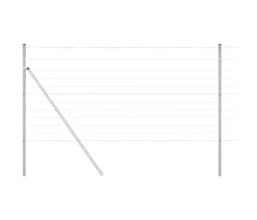 Lauka Žogs 1.2 X 25 M Cinkots Tērauds Vidaxl